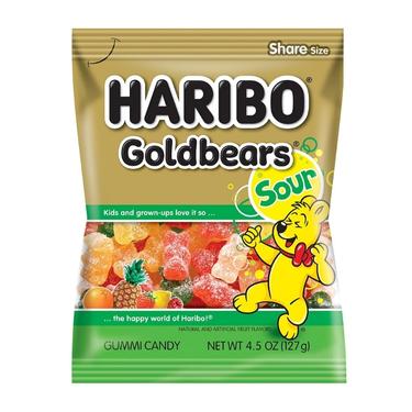 Haribo Sour Goldbears 4.5oz Bag 